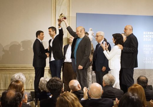 Venice Biennale Golden Lion Award 2016 Pavilion of Spain