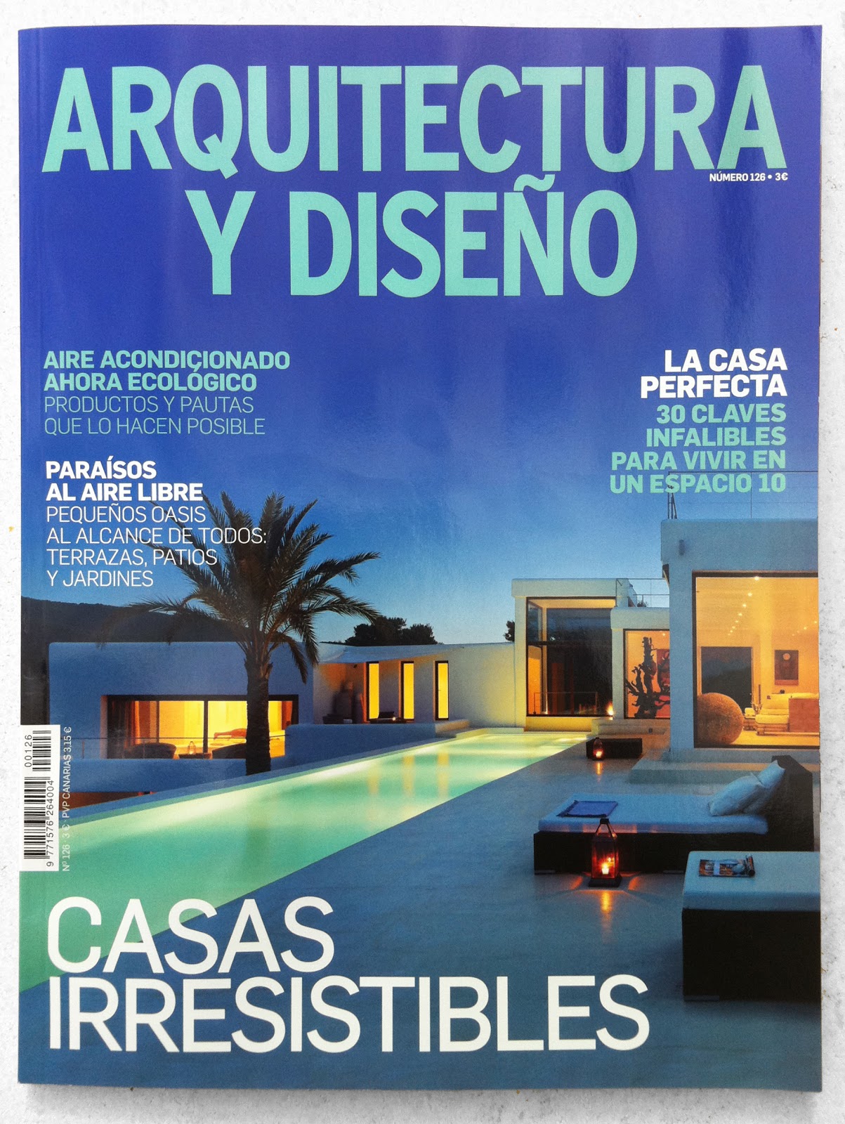 El numero 126 de la revista Arquitectura y Diseño publica la casa 1+1=1 -  Rica Studio