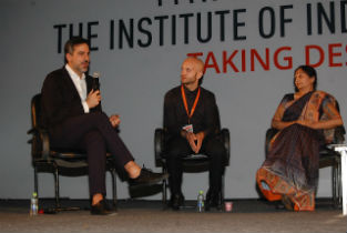Round table at Taking Design to the masses symposium in Indore