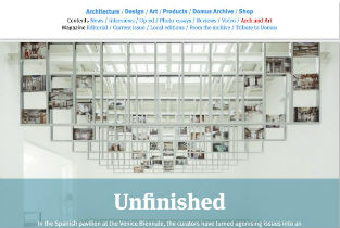 Andrea Zamboni´s review of Unfinished in Domus