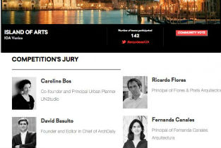 Iñaqui Carnicero will be part of the International Jury for the Island of Venice Competition organized by Arquideas