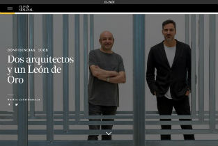 La Repubblica newspaper on the Spanish Pavilion at the Venice Biennale